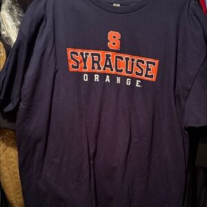 Gildan Navy Syracuse Orange Graphic Tee with Orange & White Logo